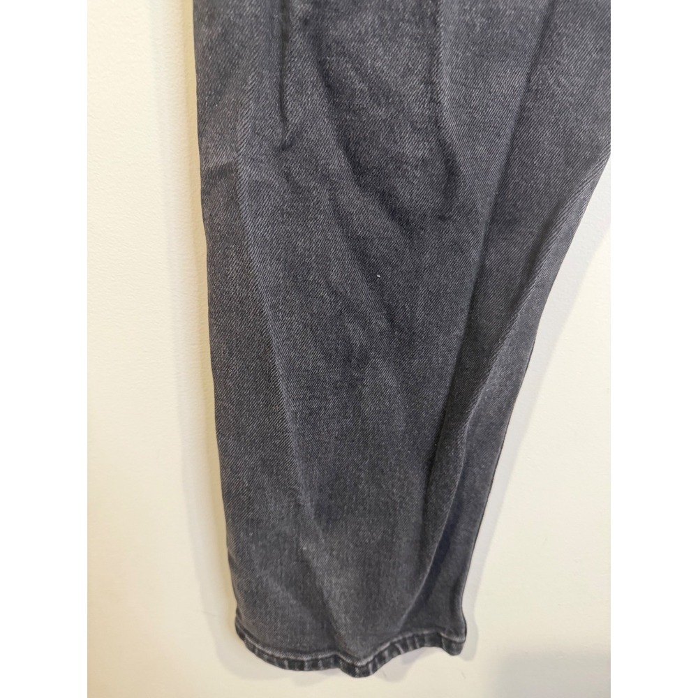 Lauren Ralph Lauren Black Womens Jeans 12 Straight‎ Grunge Denim High Rise Edgy - Picture 6 of 14